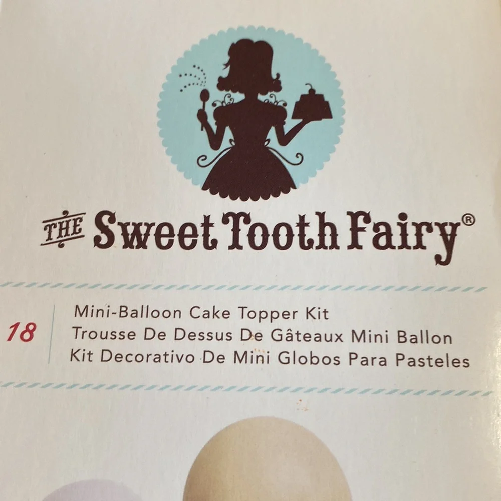 Mini-Balloon Cake Topper Kit.
